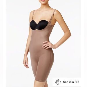 NWT SPANX Open Bust Reversible Bodysuit shapewear 1X